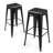 Jonnae Stackable Metal Bar Stools, Backless Counter Height Barstools Dining Chairs with Square Seat-1635442079-1635442077