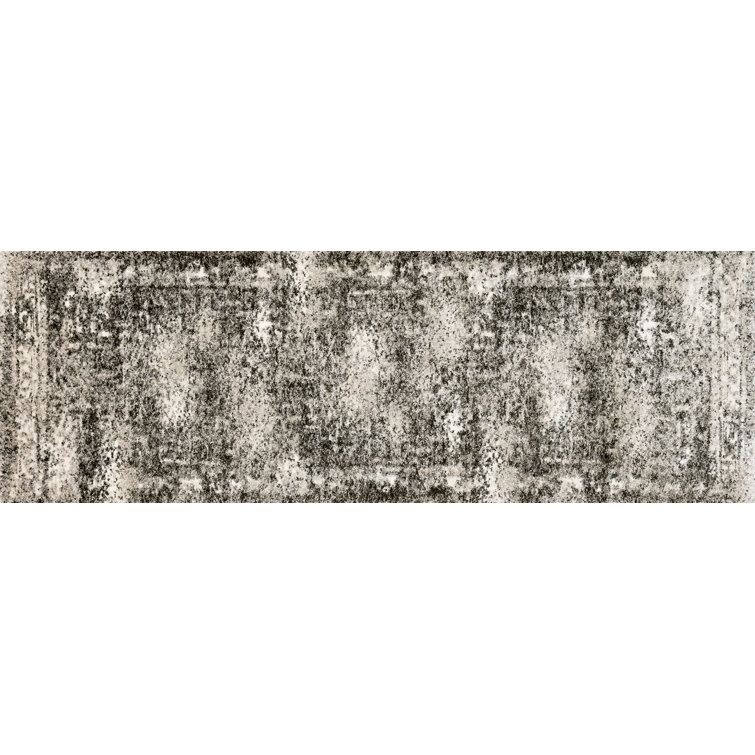 Tapis noir / gris Abbie