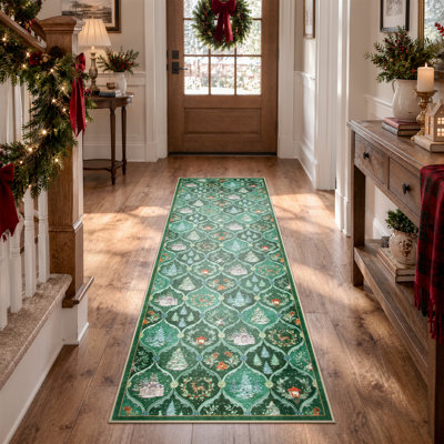 Tapis lavable antidérapant Laraven Christmas