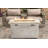 LSI Fully Assembled 2 Person Seating Group With Sunbrella Cushions And Rectangle Concrete Firepit-278059298