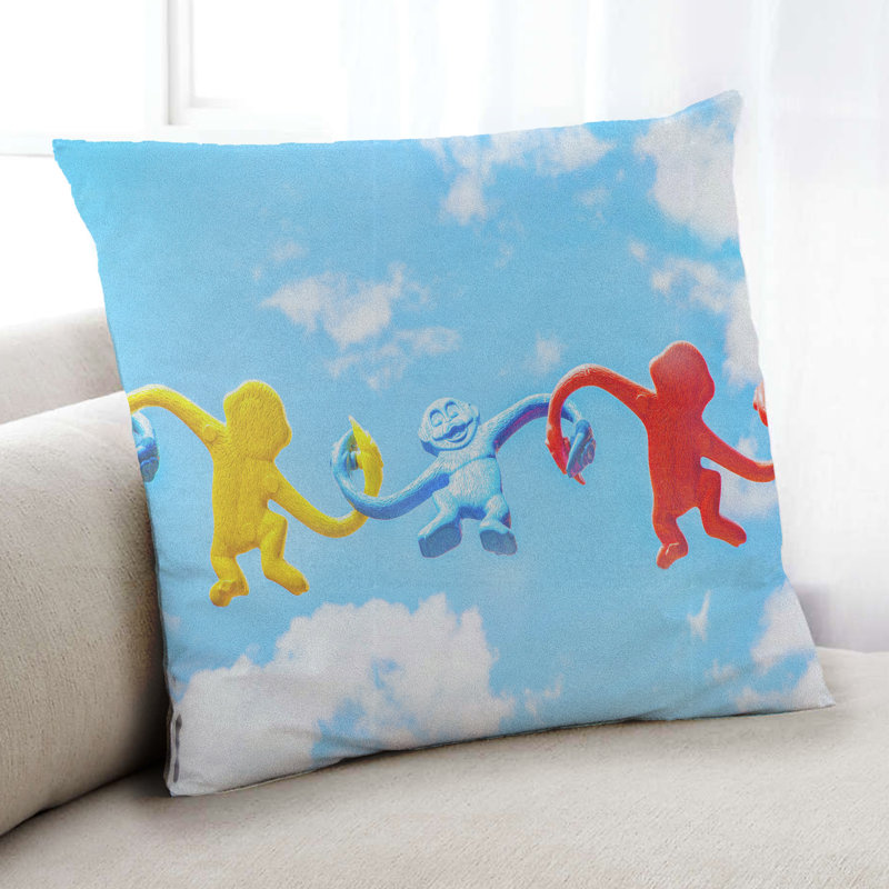 Coussin décoratif, Microsuède