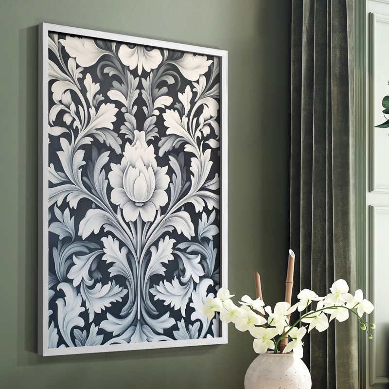 WM MORRIS Series DCCLI  -Premium Framed Print -Ready to Hang - No Nails Required