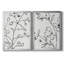 Croquis botanique I, toile encadrée de qualité supérieure - prête à être accrochée-727837629-727837630