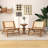 Bay Isle Home™ 1 Pcs Mid Century Modern Teak Wooden Chair With Handwoven Rattan Seat & Backrest