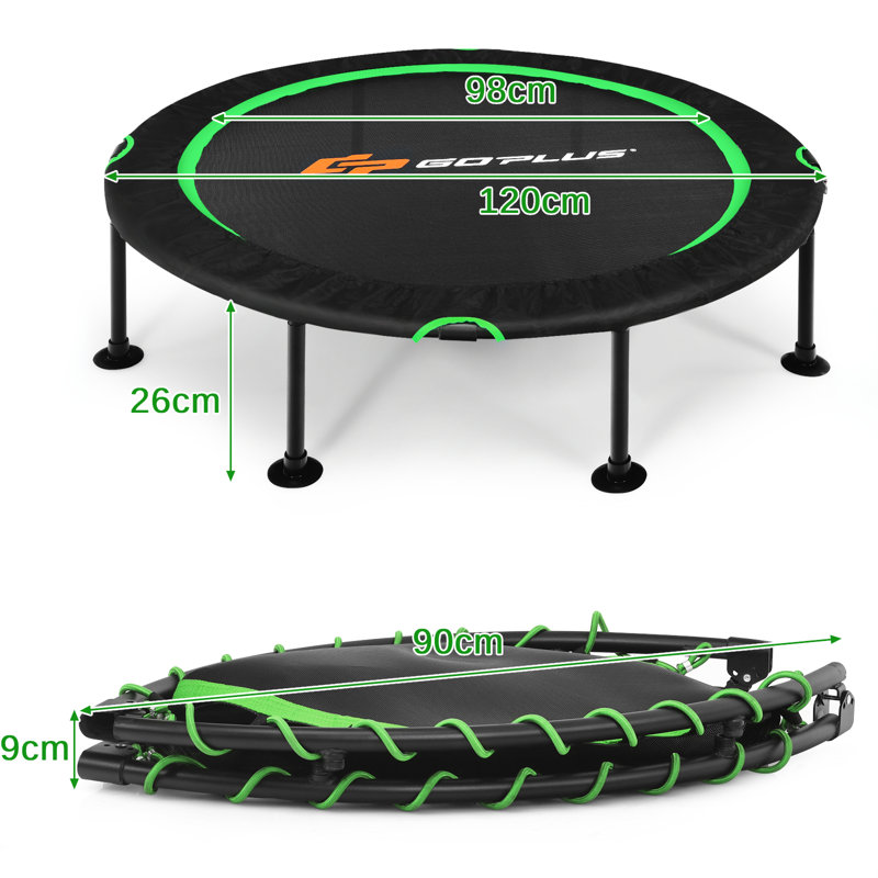 Costway 4cm Round Fitness Trampoline