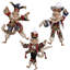 Magical Musical Monkey, Set Of 3, Small - 12 To 15 Inches