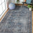 Glenmoor Machine-Washable Vintage Botanical Rod-Iron Area Rug -797017867