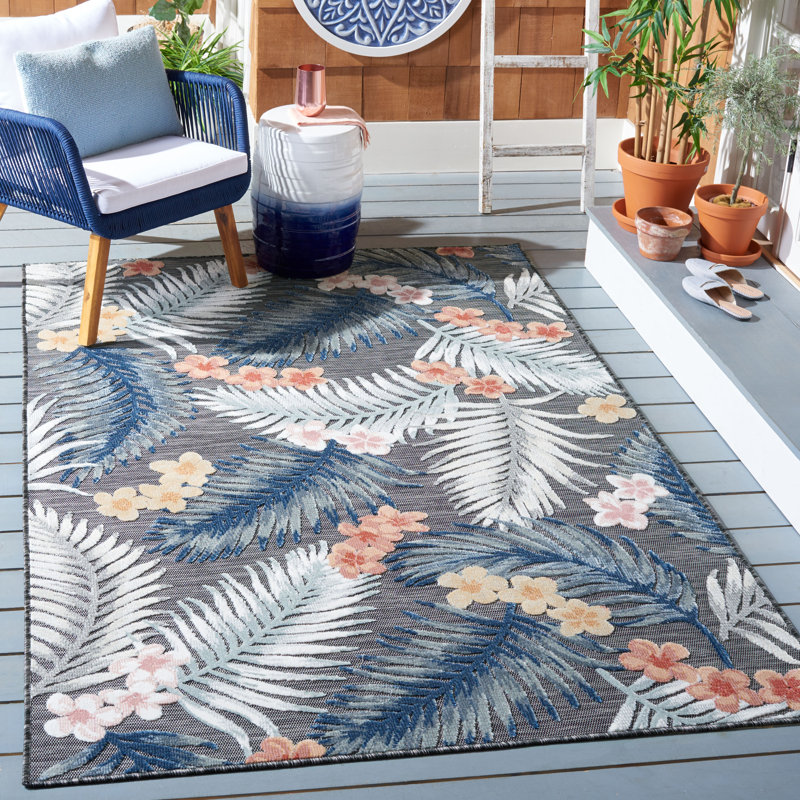 Tapis d'intérieur / extérieur Sommerville, Rectangle 5 pi 1 po x 7 pi 6 po