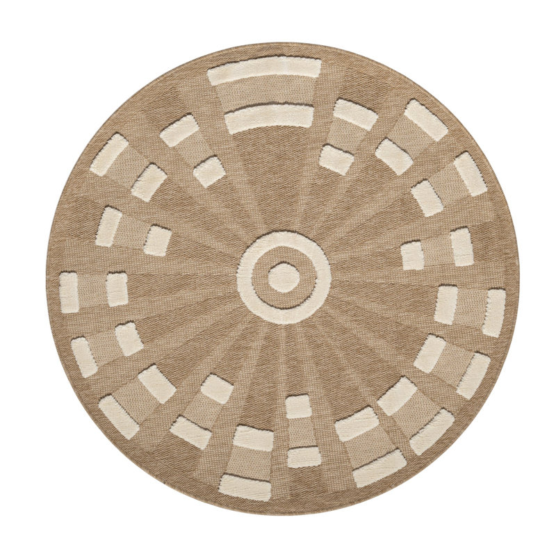 Tapis rond rond Krisslyn, Rond 6 pi 7 po