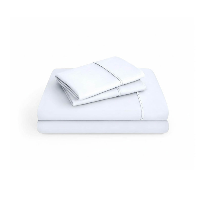 Ultra-Soft Microfibre Double Bed Sheet Set, White