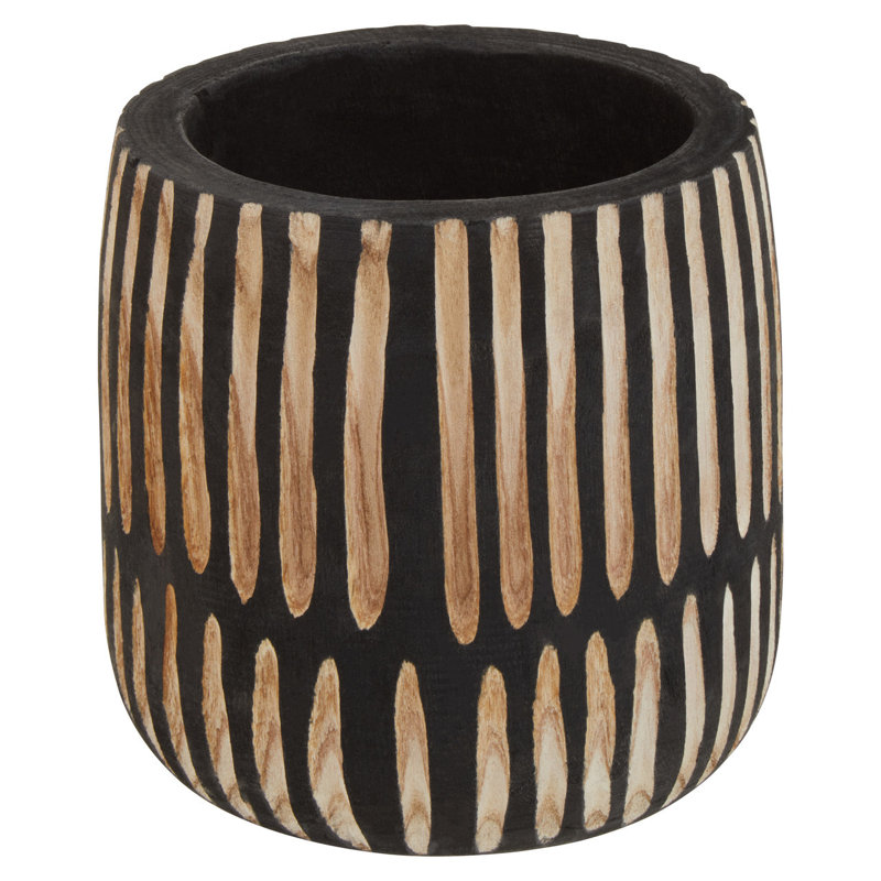 Batchtown Handmade Wood Cachepot, 25 H x 24 W x 24 D cm