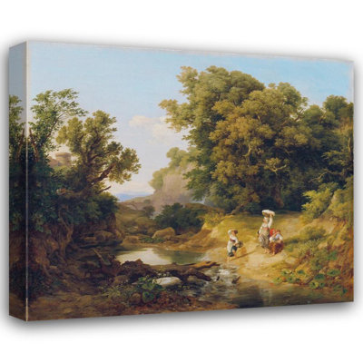 "Ideal Landscape" by  Károly Markó - Gallery Wrap Canvas Wall Art