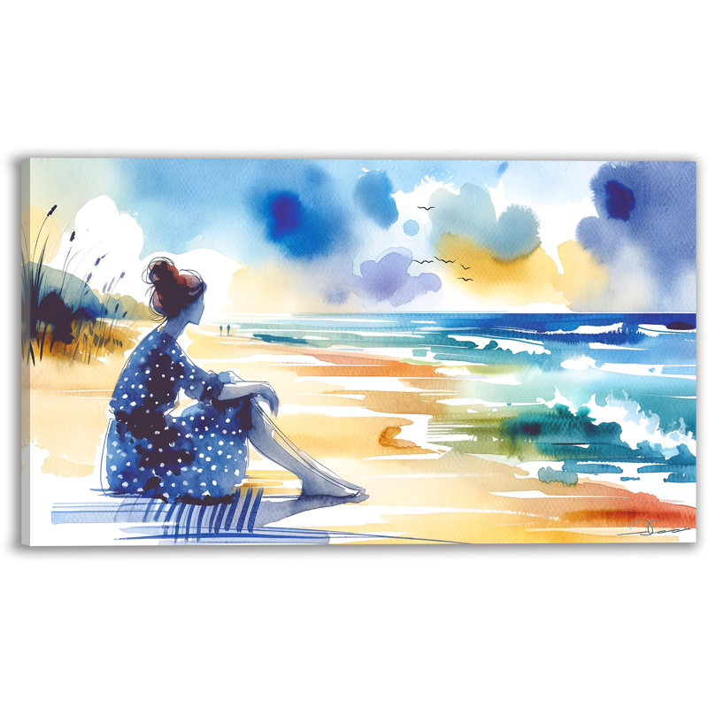 Art sur toile, "Peaceful Contemplation", H 20 po x l 35 po
