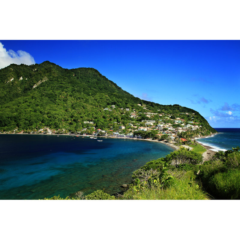 Scotts Head Village In Dominica by Gydyt0jas - Wrapped Canvas Print, 30cm H x 46cm W x 3.8cm D