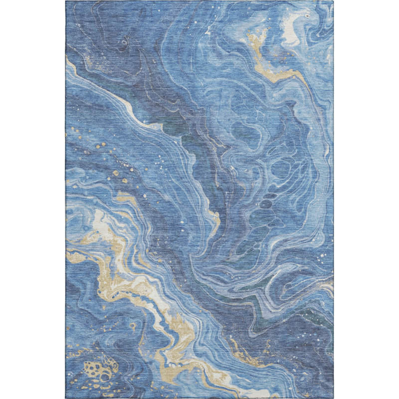 Premium Machine Washable Hedden AMF1701 Abstract Rug, Rectangle 8' x 10'