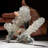 Green Apophyllite with Calcite and Stilbite on Matrix from Jalgaon, Maharashtra, India