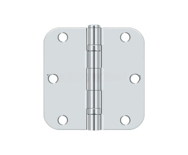 Steel Hinge, Polished Chrome