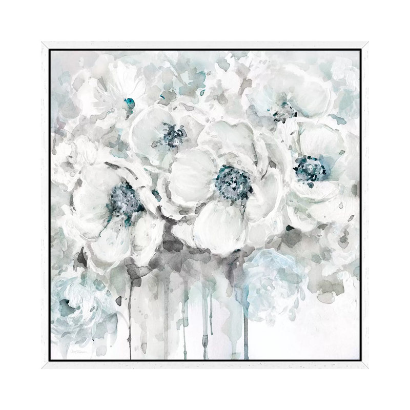 Spring Blues II by Carol Robinson - Wrapped Canvas Print, White Framed, 66.04 cm H x 66.04 cm W