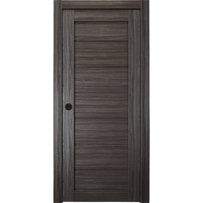 Alda DIY-Friendly Paneled Manufactured Wood Composite Prefinished Standard Single Swing Door
