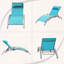 Ensemble de 2 chaises longues de piscine inclinables à 5 positions-1899649242