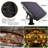 27ft 12-Bulb Solar Powered Outdoor Standard S14 LED String light Shatterproof