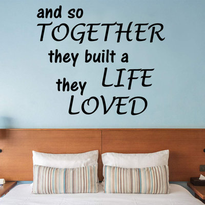 Text & Numbers Wall Decal
