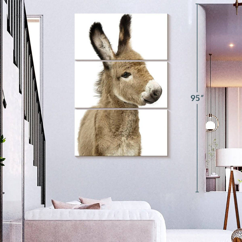 Brampt Baby Donkey, 32" H x 20" W
