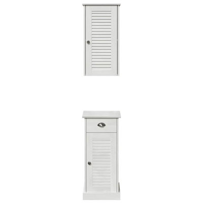 Bathroom Furniture Set With Drawer 2 Pcs
