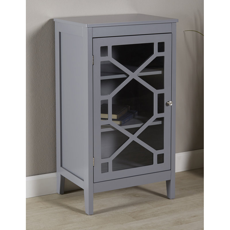 Azlaan Accent Cabinet, Gray