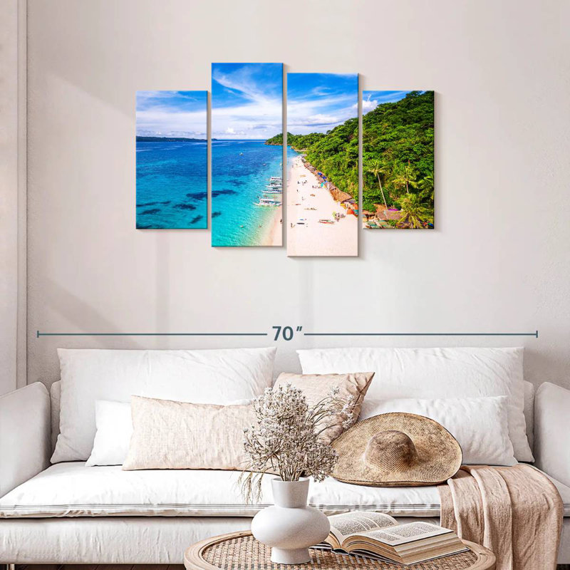 Gillard Boracay Island Beach, 27" H x 43" W