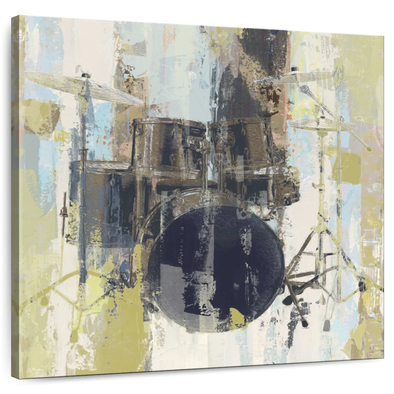 Abarca Bluebird Drum, 36" H x 36" W