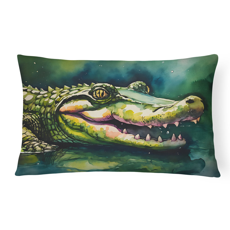 Alligator Throw Pillow