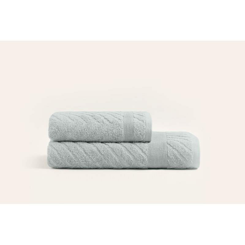 Ensemble de serviettes de bain de luxe (2 pièces), gris, serviettes de bain 27,6 x 55,1 pouces et serviettes à main 19,7 x 35,4 pouces | 100% coton, 12,3 oz / verge carrée | Lavable à la machine, séchage rapide, doux et absorbant | Parfait pour une expérience de spa à domicile