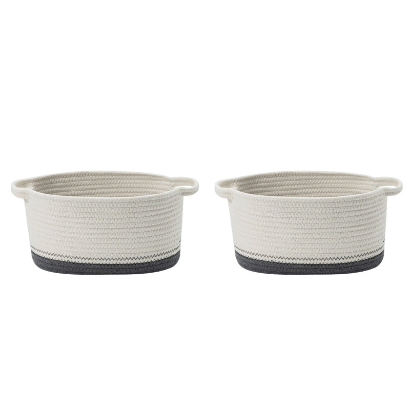 Ensemble de paniers en tissu Dovecove, 8 po x 14,5 po x 10 po