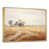 Toile avec cadre flottant or