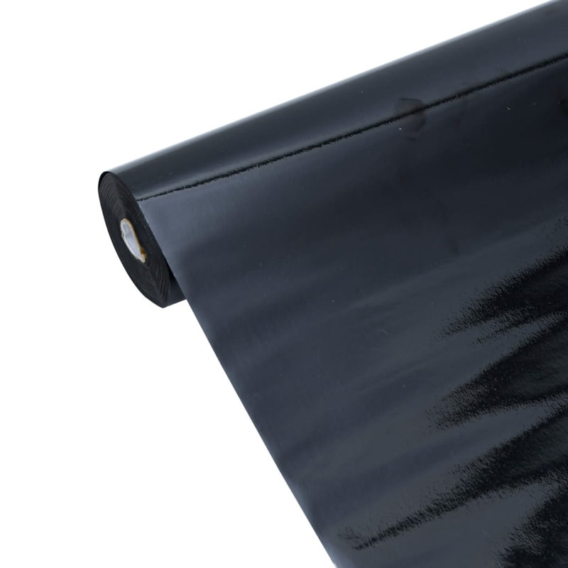 Film pour fenêtre vidaXL PVC, Noir, L 35,43 po x L 393,7 po