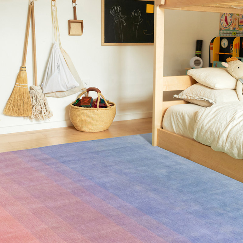 Sunset Hand-loomed Wool Rug, Rectangle 9' x 12'