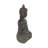 Aghnadarragh Polystone Meditating Buddha Brown Decorative Sculpture with Engraved Carvings and Relief Detailing