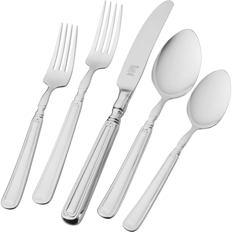 Vintage 45 Piece Stainless Steel Flatware Set, Service for 8