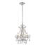 Lustre classique à 4 lumières de style bougie avec détails perlés Lucee-2144938029
