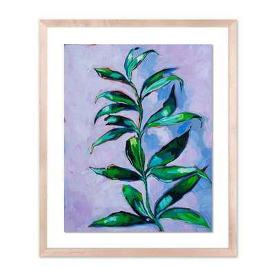 Leafy Vine Painting by Sari Shryack