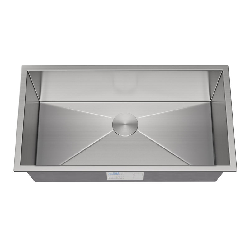 35'' L Single Bowl Stainless Steel Kitchen Sink