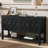 Elegant Entryway Table with Polygonal Door Design-496846577