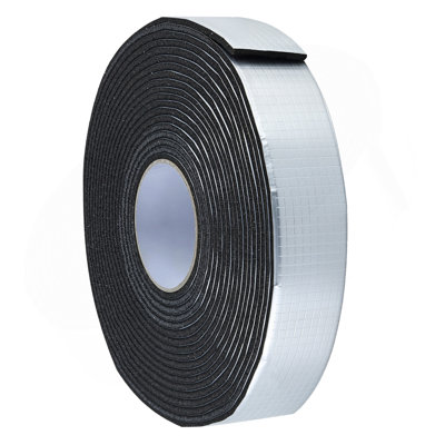 Pipe Insulation Wrap 32.8FT X 2 In With Aluminum Foil Layer Self-Adhesive