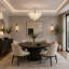 Lustre suspendu en verre 7 lumières Transitional-1208442553