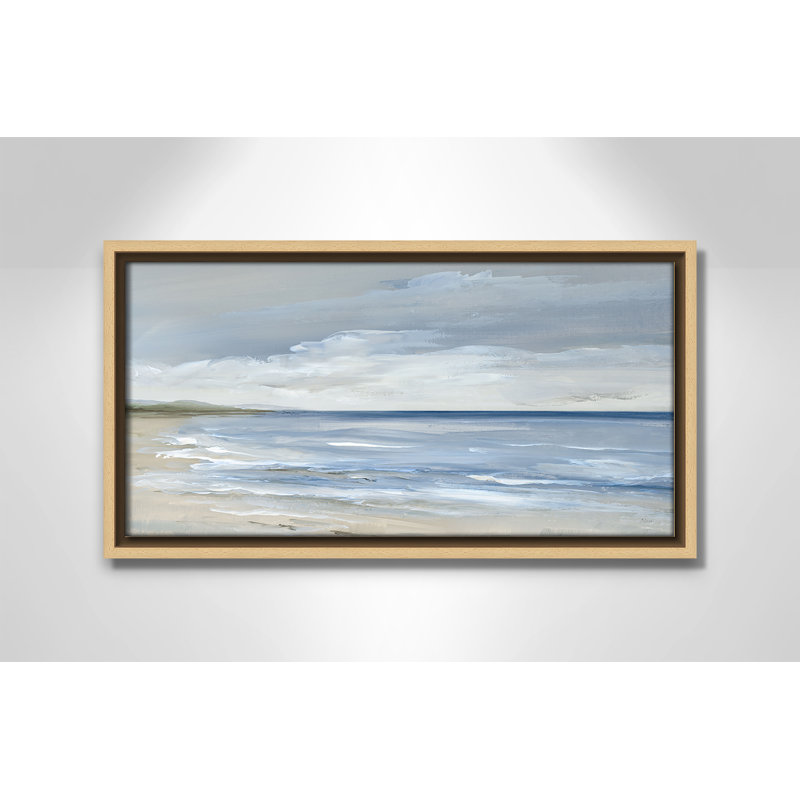 «Whispering Waves - Panorama Version Print» par Nan, Naturel, H 9,5 po x l 17,5 po