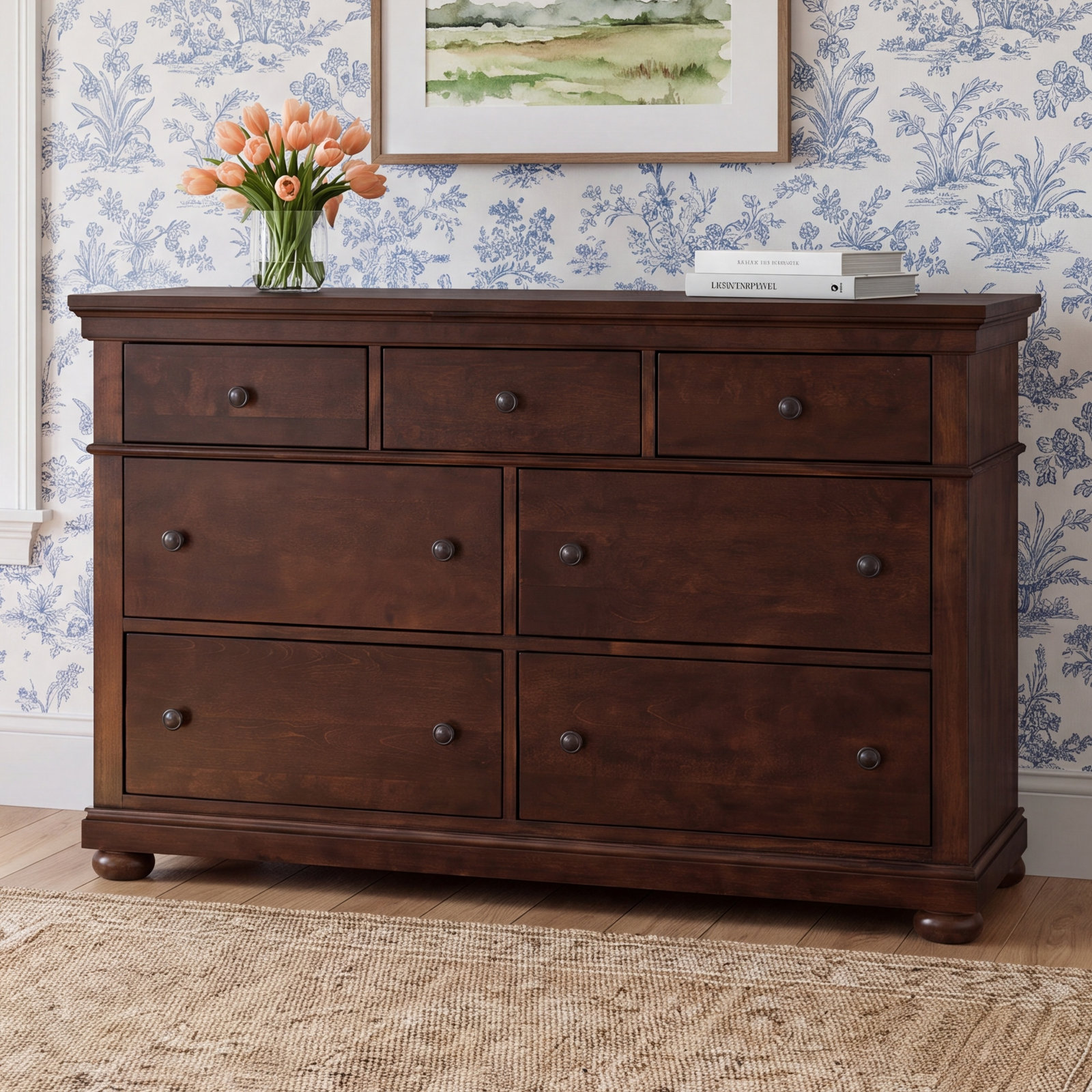 Jayden 7-Drawer Dresser, Brown