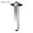 6" Brass Square Shower Arm, Chrome