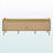 Tv Stand 2-Drawers Walnut Finish With Storage Compartment, 23.74" X H 70.79" W X 15.32" D
