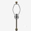 D10x34 "Marbre noir Peraro et lampe de métal 1A / RTC